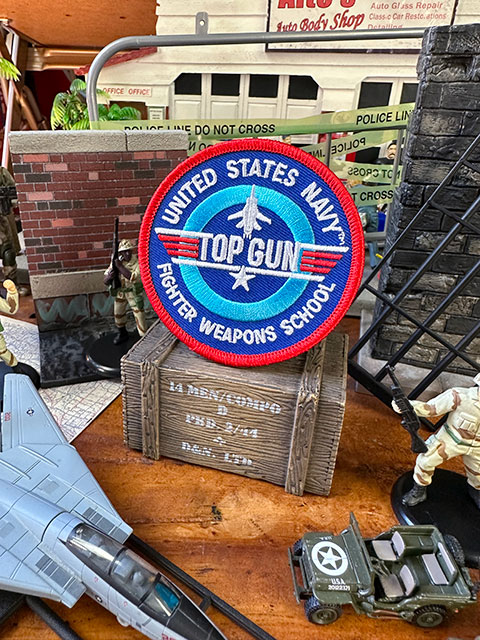 トップガン　ミリタリーワッペン　（ウェポンスクール）　トム・クルーズ　映画　マーヴェリック　TOPGUN　アメリカン雑貨　アメリカ雑貨 | 