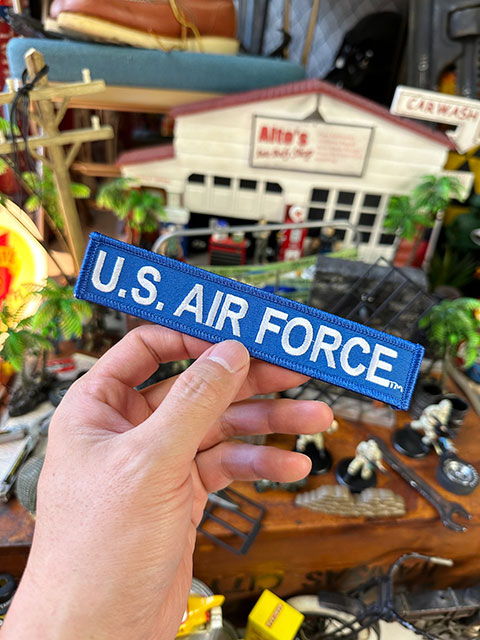 U.S.エアフォース　ミリタリーワッペン　（レクタングル/テキストロゴ）　■　アメリカン雑貨　アメリカ雑貨 爆買 |  | 02