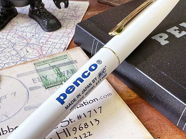 PENCO　ペンコ　ノックボールペン　0.5mm　（ホワイト）　HIGHTIDE　ハイタイド　■　アメリカン雑貨　アメリカ雑貨 |  | 01