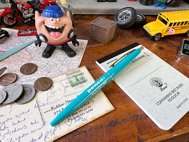 PENCO　ペンコ　ノックボールペン　0.5mm　（ターコイズブルー）　HIGHTIDE　ハイタイド　■ アメリカン雑貨 アメリカ雑貨 | 