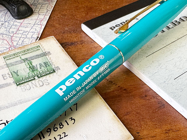 PENCO　ペンコ　ノックボールペン　0.5mm　（ターコイズブルー）　HIGHTIDE　ハイタイド　■ アメリカン雑貨 アメリカ雑貨 |  | 01