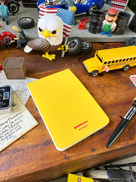 PENCO　ペンコ　ソフトPPノート　メモ帳　A7　（イエロー）　5mm方眼　HIGHTIDE　ハイタイド　■　アメリカン雑貨　アメリカ雑貨 |  | 03