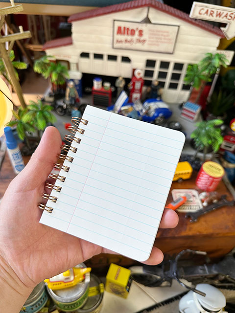 PENCO　ペンコ　ダブルリングノート　Sサイズ　7mm　罫線　コイルノート　メモ帳　（ナチュラル）　単品　HIGHTIDE　ハイタイド |  | 01