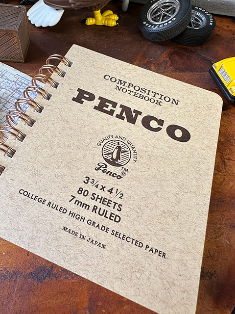 PENCO　ペンコ　ダブルリングノート　Sサイズ　7mm　罫線　コイルノート　メモ帳　（ナチュラル）　単品　HIGHTIDE　ハイタイド |  | 03