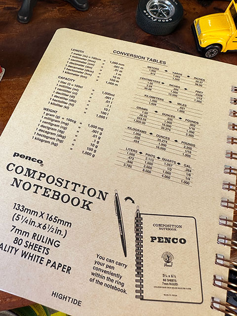 PENCO　ペンコ　ダブルリングノート　Mサイズ　7mm　罫線　コイルノート　（ナチュラル）　単品　HIGHTIDE　ハイタイド |  | 04