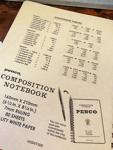 PENCO　ペンコ　ダブルリングノート　Lサイズ　7mm　罫線　コイルノート　（ナチュラル）　単品　HIGHTIDE　ハイタイド |  | 05