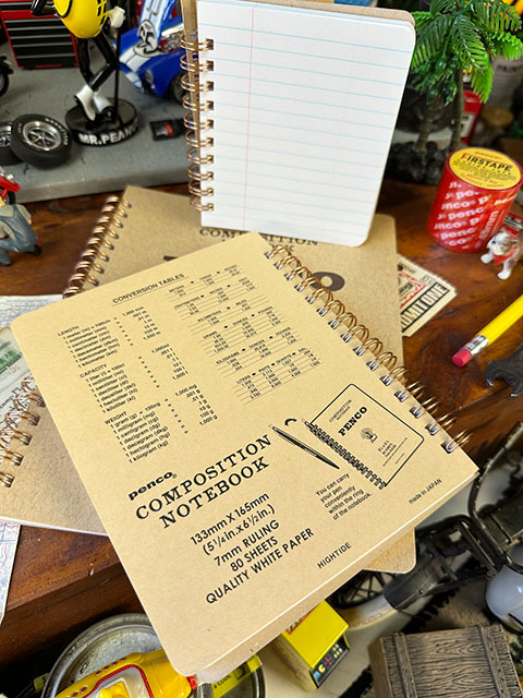 PENCO　ペンコ　ダブルリングノート　S+M+Lの3冊セット　7mm　罫線　コイルノート　メモ帳　（ナチュラル）　HIGHTIDE　ハイタイド |  | 03