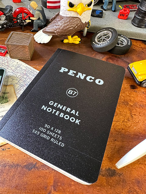 PENCO　ペンコ　ソフトPPノート　B7　（ブラック）　5mm方眼　メモ帳　HIGHTIDE　ハイタイド　■　アメリカン雑貨　アメリカ雑貨 |  | 03