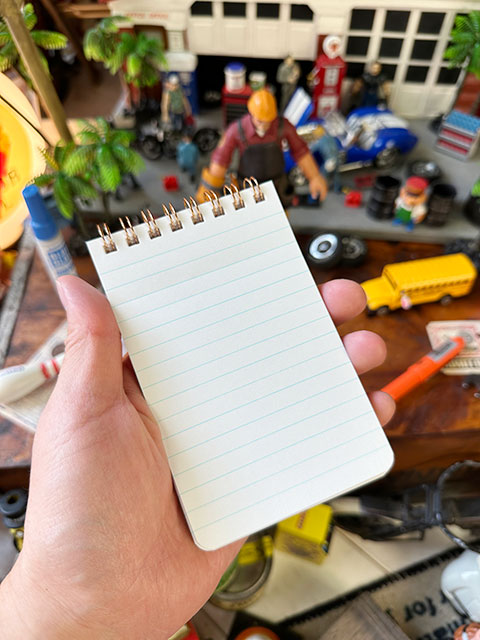 PENCO　ペンコ　コイルノートパッドS　ミニサイズ　メモ帳　7mm　罫線　ダブルリングノート　（イエロー）　HIGHTIDE　ハイタイド |  | 01