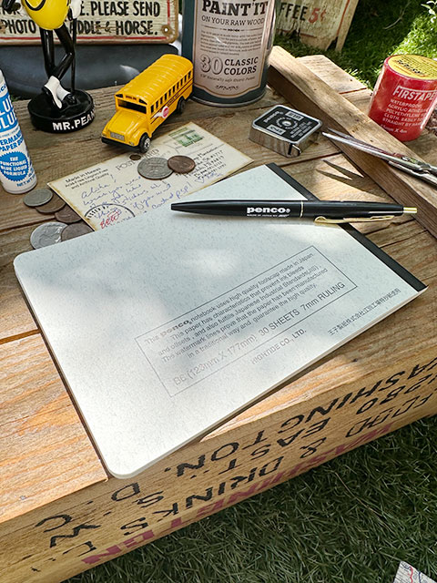 PENCO　ペンコ　フールスキャップノート　B6横　7mm　罫線　神ノート　HIGHTIDE　ハイタイド ■ アメリカン雑貨 アメリカ雑貨 |  | 04