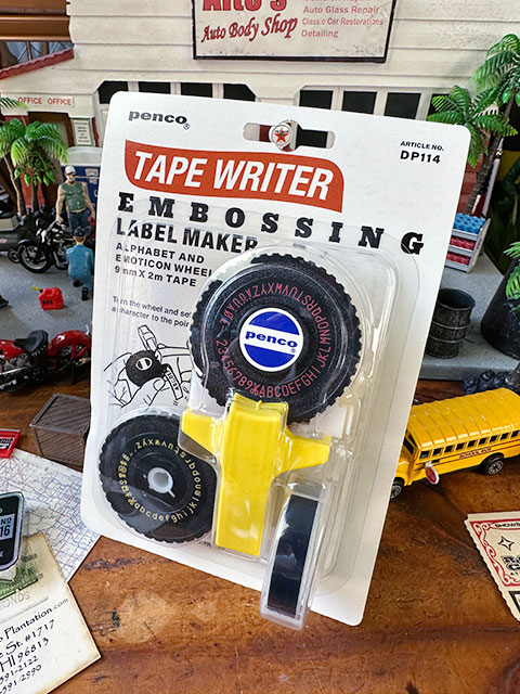 PENCO　ペンコ　テープライター　（イエロー）　黒テープ1本付属　ラベルライター　HIGHTIDE　ハイタイド　■　アメリカン雑貨 | 