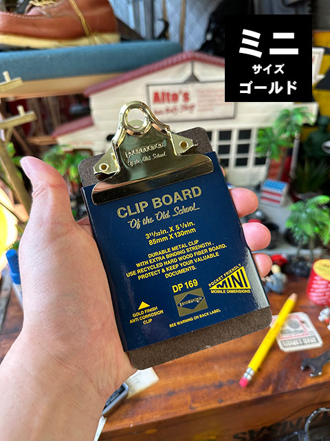 PENCO　ペンコ　クリップボード　オールドスクール　ゴールド　（ミニサイズ）　HIGHTIDE　ハイタイド　■　アメリカン雑貨　アメリカ雑貨 | 
