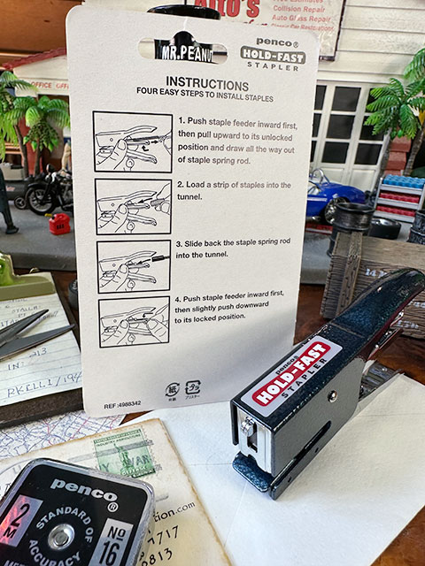 PENCO　ペンコ　ステープラー　（ネイビー）　ホッチキス　10号針　HIGHTIDE　ハイタイド　■　アメリカン雑貨　アメリカ雑貨 |  | 07