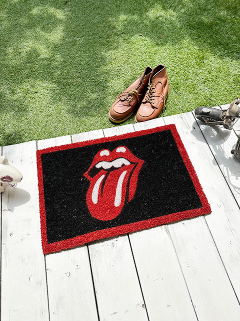 ローリングストーンズ オフィシャル ドアマット （Lips & Tongue