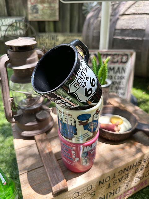 ルート66 スタッキングマグ □ アメリカン雑貨 アメリカ雑貨