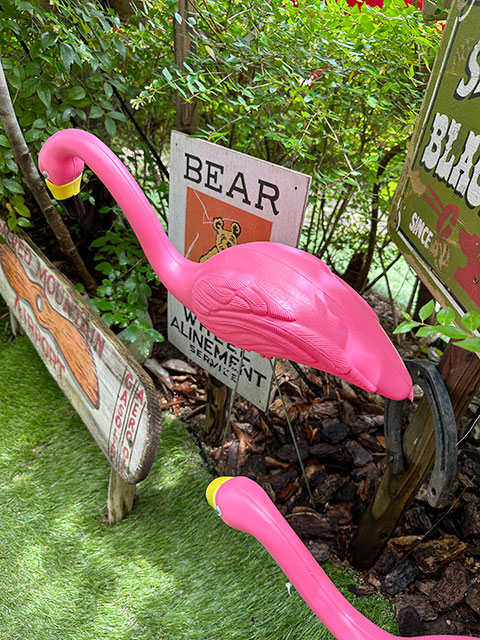 ピンクフラミンゴ　ガーデンオーナメント　2体セット ■ アメリカン雑貨 アメリカ雑貨 |  | 06