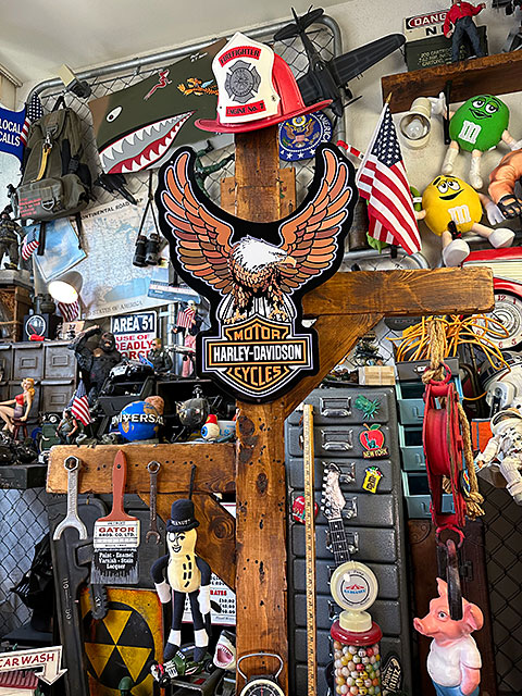 ハーレーダビッドソン　ハーレーイーグルB&Sロゴ　エンボスティンサイン　ブリキ看板 ■ アメリカン雑貨 アメリカ雑貨 | Harley Davidson | 03