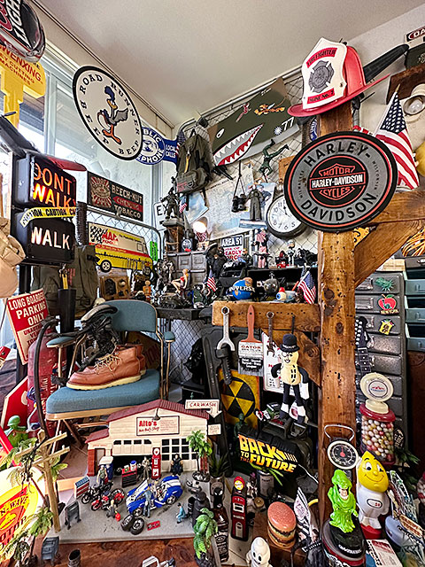 ハーレーダビッドソン　B&S　ヴィンテージ　ラウンド型　エンボスティンサイン　ブリキ看板 ■ アメリカン雑貨 アメリカ雑貨 | Harley Davidson | 02