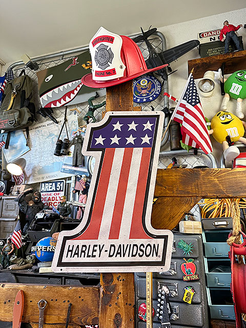Harley Davidson ハーレーダビッドソン エンボスティンサイン