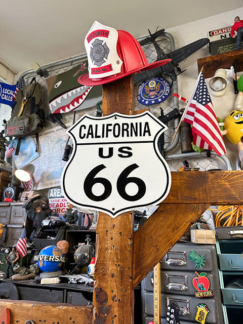 ルート66　ロードサイン　ブリキ看板　（カリフォルニア）　■　アメリカン雑貨　アメリカ雑貨 |  | 04