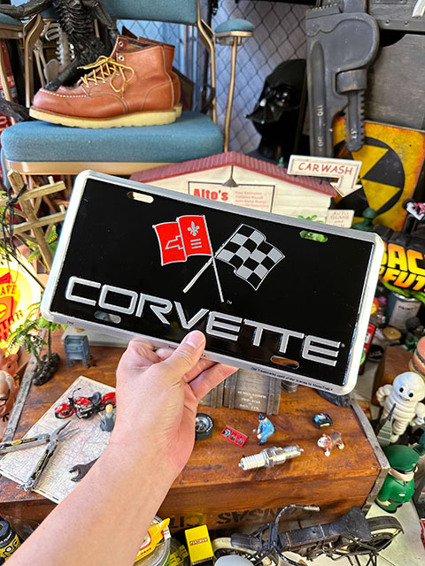 コルベット ライセンスプレート (クロスフラッ...の詳細画像3