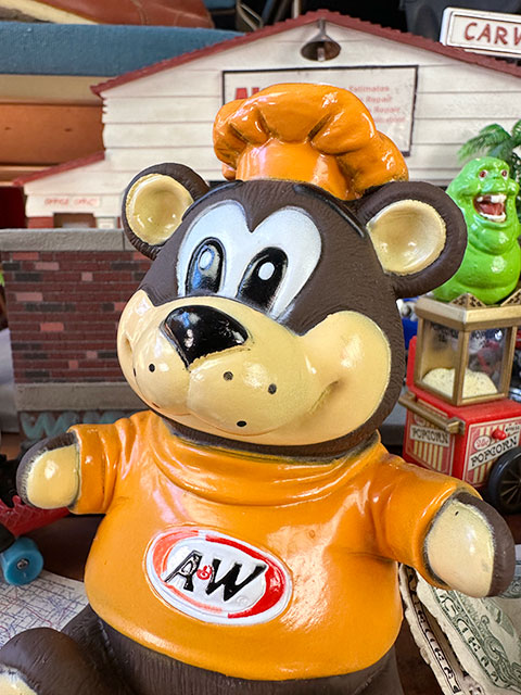 A＆W　ルートベアー　ソフビバンク　貯金箱 ■ アメリカン雑貨 アメリカ雑貨