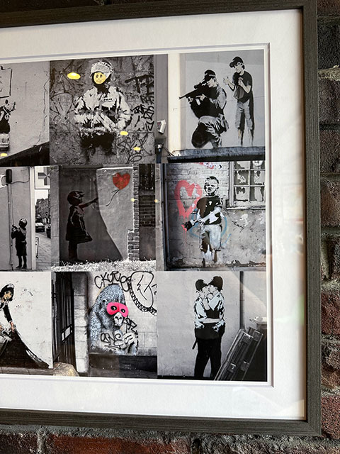 バンクシー アートフレーム（Banksy Collection 2） 木製額付き 絵画