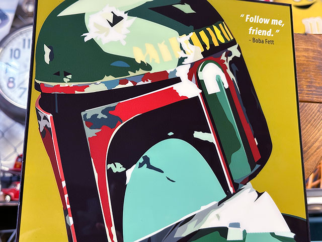 映画　スターウォーズ　ボバ・フェット　ポップアートフレーム　（TYPE2）　■ アメリカン雑貨 アメリカ雑貨 |  | 02