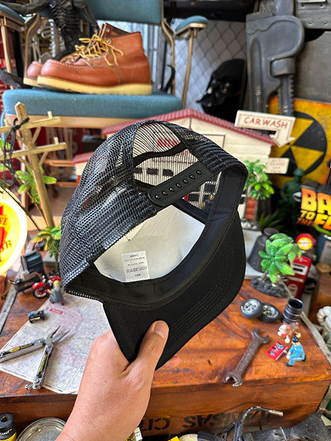 アストロノーツ　スヌーピー　メッシュキャップ　（U.S. SPACE PROGRAM）　帽子色＝ブラック　宇宙飛行士　■　アメリカン雑貨 |  | 03