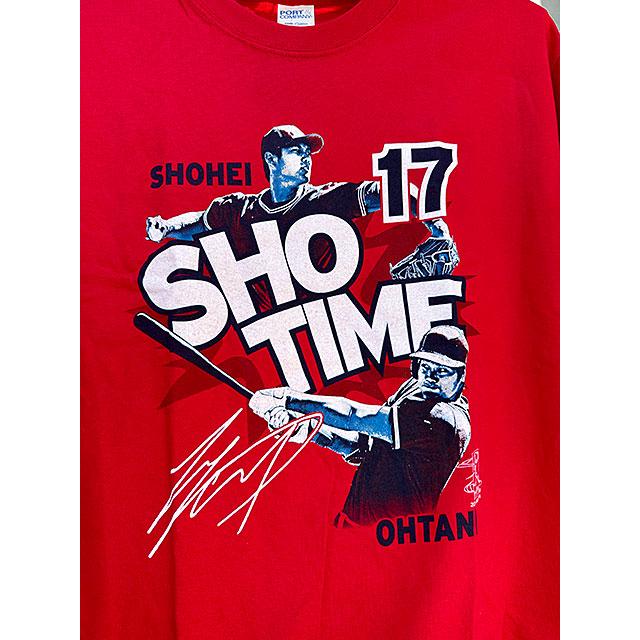 大谷翔平　SHO TIME オフィシャルTシャツ　ロサンゼルス・エンゼルス　MLB公式グッズ ■ アメリカ雑貨 アメリカン雑貨