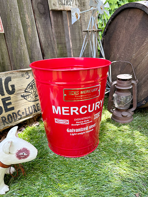 マーキュリー　オフィストラッシュボックス　13L　（レッド）　■　アメリカン雑貨　アメリカ雑貨 | MERCURY