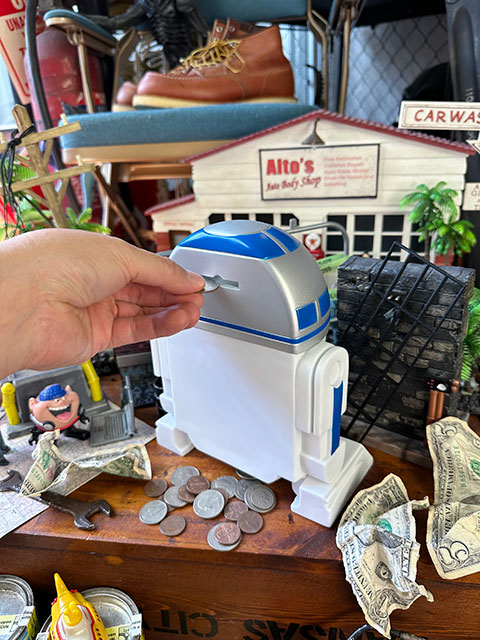 スターウォーズ R2-D2 PVCバンク □ アメリカン雑貨 アメリカ