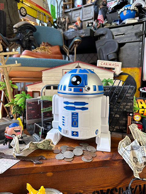 スターウォーズ R2-D2 PVCバンク □ アメリカン雑貨 アメリカ雑貨