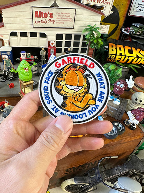 ガーフィールド　ワッペン　（腕組みポーズ）　■　アメリカン雑貨　アメリカ雑貨 |  | 02