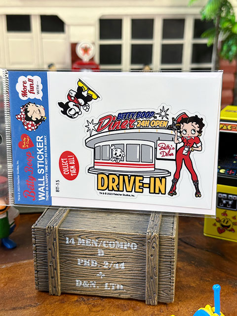 ベティ・ブープ　ミニステッカー　（ベティブープダイナー）　■　アメリカン雑貨　アメリカ雑貨 | 