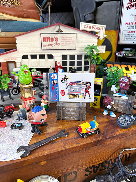 ベティ・ブープ　ミニステッカー　（ベティブープダイナー）　■　アメリカン雑貨　アメリカ雑貨 |  | 01