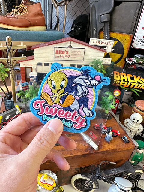 ルーニーテューンズ　キャラクター　2WAY　シールワッペン　（トゥイーティー＆シルベスター）　■　アメリカン雑貨　アメリカ雑貨 爆買 |  | 02