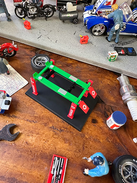 テキサコ　4ポストリフト　1/64スケール　リミテッドエディション　※ミニカーは付属しません ■ アメリカン雑貨 アメリカ雑貨 |  | 01