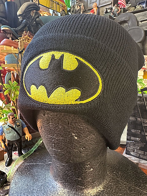 バットマン　刺繍ロゴ　オフィシャル　ニットキャップ　ニット帽　ビーニー ■ アメリカン雑貨 アメリカ雑貨 |  | 01
