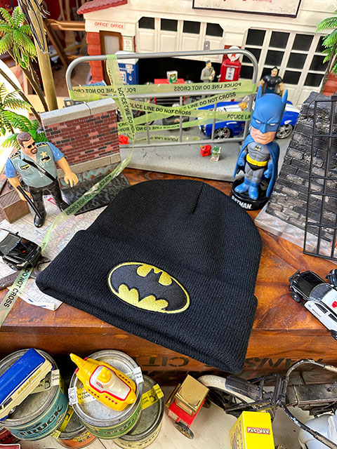 バットマン　刺繍ロゴ　オフィシャル　ニットキャップ　ニット帽　ビーニー ■ アメリカン雑貨 アメリカ雑貨 |  | 04