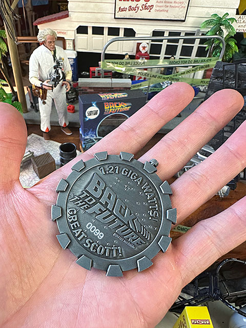 世界限定5000個　映画　バック・トゥ・ザ・フューチャー　ストップウォッチ　オフィシャル　メダリオン　リミテッドエディション |  | 02