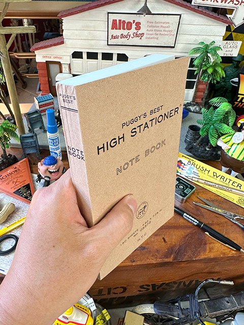 PUGGY'S　ペーパーバック　ノート　無地　300ページ　日本製　HIGHTIDE　ハイタイド ■ アメリカン雑貨 アメリカ雑貨 | 