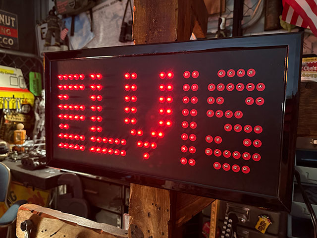 エルヴィス・プレスリー　LEDドットサイン　■ アメリカン雑貨 アメリカ雑貨 |  | 01