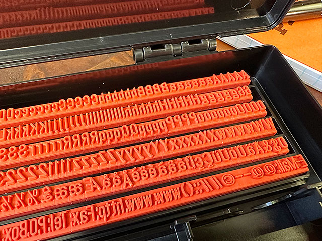 オリジナルはんこが作れる！　Shiny　スタンプキット　アルファベット　英字　数字　記号　ゴム印　シャイニー　HIGHTIDE　ハイタイド |  | 06