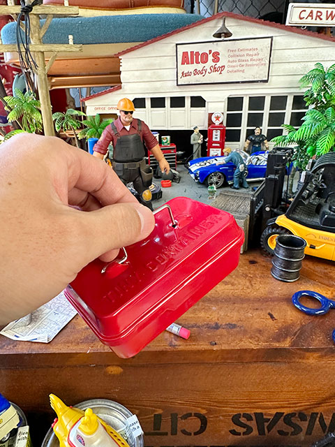 タイニーコンテナー　（レッド）　道具箱みたいな小物入れ　ミニサイズ　ツールボックス　HIGHTIDE　ハイタイド　■　アメリカン雑貨 |  | 01