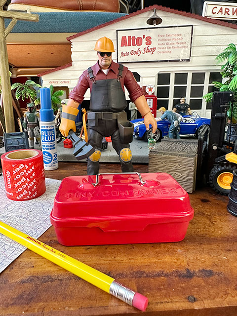 タイニーコンテナー　（レッド）　道具箱みたいな小物入れ　ミニサイズ　ツールボックス　HIGHTIDE　ハイタイド　■　アメリカン雑貨 |  | 06