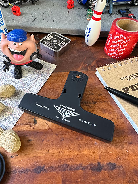 PENCO　ペンコ　プラクリップ　（ブラック）　単品　袋留め　ペーパークリップ　ブッククリップ　教科書クリップ　HIGHTIDE　ハイタイド | 