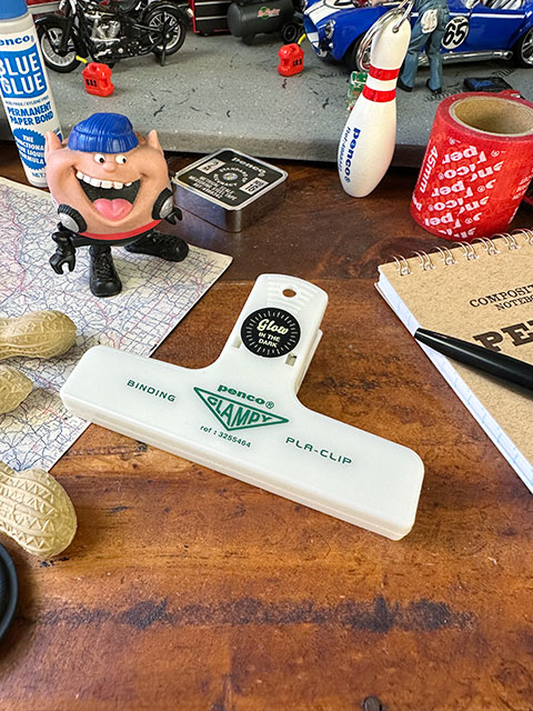 PENCO　ペンコ　プラクリップ　グロー　（蓄光）　単品　袋留め　ペーパークリップ　ブッククリップ　HIGHTIDE　ハイタイド 爆買 |  | 01