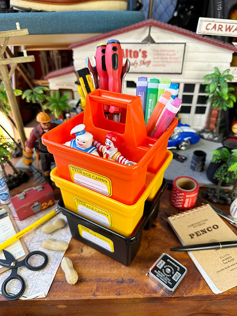 PENCO　ペンコ　ストレージキャディ　Sサイズ　（オレンジ）　小物入れ　机上収納　HIGHTIDE　ハイタイド　■　アメリカン雑貨 |  | 07