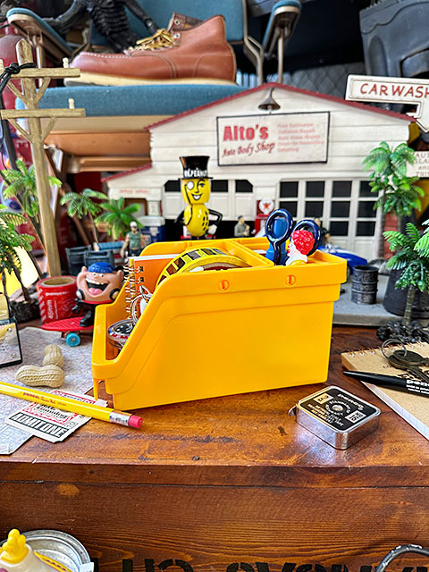 PENCO　ペンコ　パイルアップキャディ　（イエロー）　単品　収納ボックス　小物入れ　机上収納　HIGHTIDE　ハイタイド |  | 01